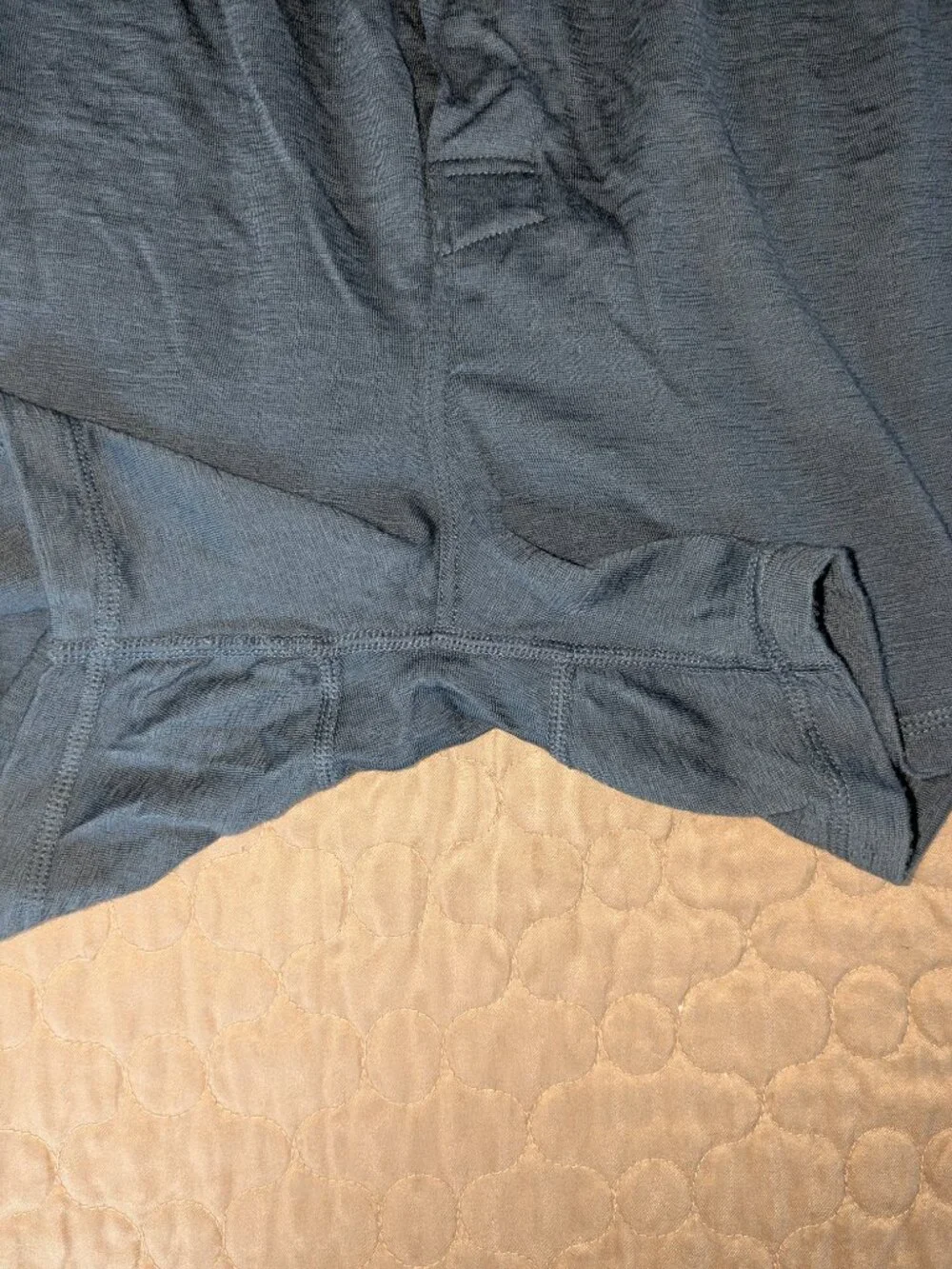 Woolly Everyday Mens Boxer Briefs Underwear Size XL Navy Blue Merino Wool Flaw